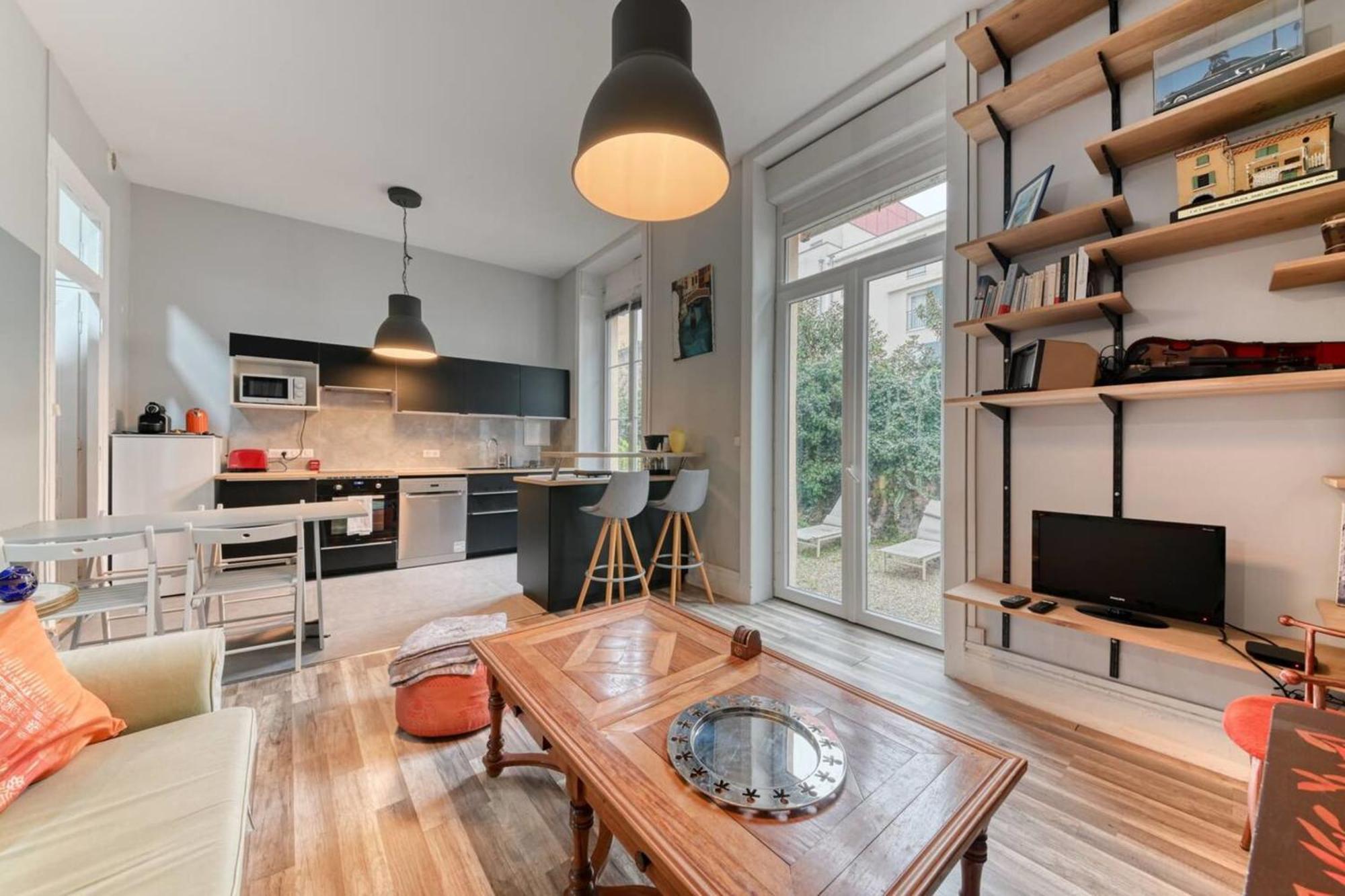 Appartement Le Garden - Bel Avec Jardin Prive