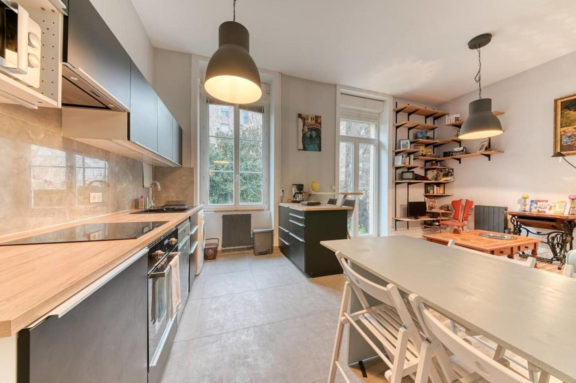 Le Garden - Bel Avec Jardin Prive Apartment Villeurbanne